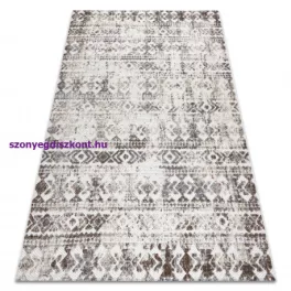   Kab. Szőnyeg SOLE D3732 Aztec gyémánt lapos szövött bézs 120x170 cm
