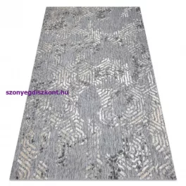   Kab. Szőnyeg SOLE D3842 hexagoane lapos szövött szürke / bézs 140x190 cm