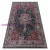 Kab. Modern szőnyeg MUNDO E0551 vintage szabadtéri piros / fekete 80x250 cm