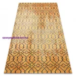 Kab. Modern szőnyeg MUNDO D5751 glamour szabadtéri narancssárga / fekete 140x190 cm