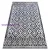 Kab. Modern szőnyeg MUNDO E0561 gyémánt, cikcakk 3D szabadtéri kék / bézs  140x190 cm