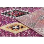 Kab. Modern szőnyeg MUNDO D7701 gyémánt boho szabadtéri rózsaszín / bézs  160x220 cm