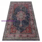 Kab. Modern szőnyeg MUNDO E0551 vintage szabadtéri piros / fekete 160x220 cm