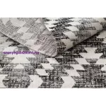 Kab. Modern szőnyeg MUNDO D7461 gyémánt 3D szabadtéri szürke / bézs  180x270 cm
