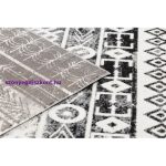 Kab. Modern szőnyeg MUNDO E0592 etnikai szabadtéri bézs / fekete 180x270 cm