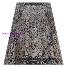   Kab. Modern szőnyeg MUNDO E0681 vintage szabadtéri bézs / fekete 180x270 cm