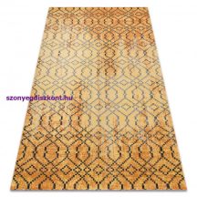  Modern szőnyeg MUNDO D5751 glamour szabadtéri narancssárga / fekete 200x290 cm