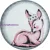 Ay. BAMBI 850 PINK 120 x 120 -kör szőnyeg