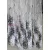 TRD. Kész függöny Brillant 77 fehér Fekete minta 300x160cm