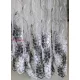 TRD. Kész függöny Brillant 77 fehér Fekete minta 300x250cm