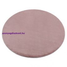 Szőnyeg BUNNY kör rózsaszín kerék 80 cm