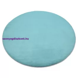 Kab. Szőnyeg BUNNY kör aqua kék kör 100 cm