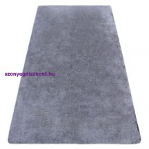   Modern, mosható szőnyeg LAPIN shaggy, csúszásgátló fekete / elefántcsont 60x100 cm
