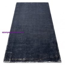   Modern, mosható szőnyeg LAPIN shaggy, csúszásgátló elefántcsont / fekete 80x150 cm