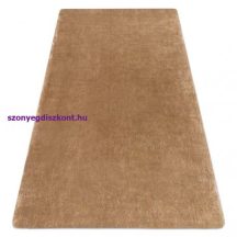   Modern, mosható szőnyeg LAPIN shaggy, csúszásgátló elefántcsont / barna 133x180 cm