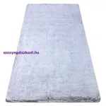 Kab. Modern, mosható szőnyeg LAPIN shaggy, csúszásgátló szürke / elefántcsont 120x160 cm
