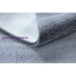 Kab. Modern, mosható szőnyeg LAPIN shaggy, csúszásgátló szürke / elefántcsont 120x160 cm