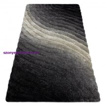   Modern FLIM 006-B1 shaggy szőnyeg, Hullámok - szürke 80x150 cm