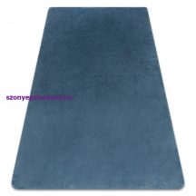   Modern, mosható szőnyeg POSH shaggy, plüss, vastag, csúszásgátló, kék 50x80 cm