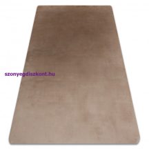   Modern, mosható szőnyeg POSH shaggy, plüss, vastag, csúszásgátló, teve bézs 50x80 cm