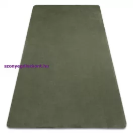   Kab. Modern mosható szőnyeg POSH shaggy, plüss, vastag, csúszásgátló, zöld 80x150 cm