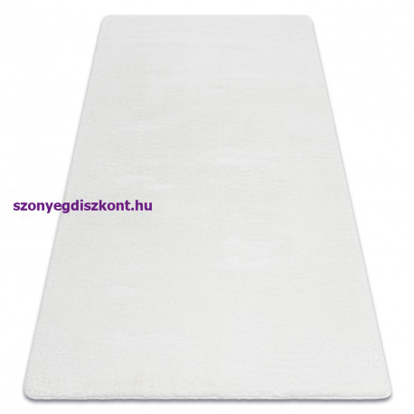 Modern, mosható szőnyeg POSH shaggy, plüss, vastag, csúszásgátló, elefántcsont  120x160 cm