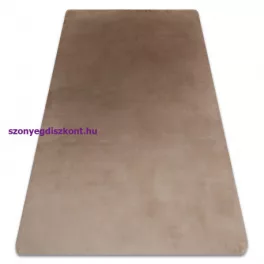   Kab. Modern, mosható szőnyeg POSH shaggy, plüss, vastag, csúszásgátló, teve bézs 160x220 cm