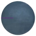 Kab. Modern, mosható szőnyeg POSH kör shaggy, plüss, vastag, csúszásgátló, kék kör 60 cm