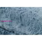 Kab. Modern mosható szőnyeg SHAPE 3150 Pillangó shaggy - kék plüss, csúszásgátló 80x80 cm