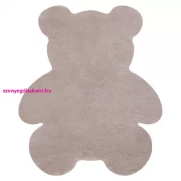   Kab. Modern mosható szőnyeg SHAPE 3146 Teddi maci shaggy - pirosító rózsaszín plüss, csúszásgátló 80x96 cm