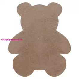   Kab. Modern mosható szőnyeg SHAPE 3146 Teddi maci shaggy - bézs plüss, csúszásgátló 80x96 cm