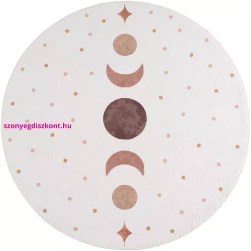Ay. Coco 1136 krém kör gyerekszőnyeg 120 x 120 cm