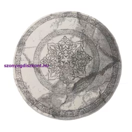 Szőnyeg Modern Dy. VISTA 04 szürke rozetta kör 160 cm