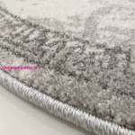 Szőnyeg Modern Dy. VISTA 04 szürke rozetta kör 80 cm