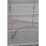 TRD. Kész függöny Cairo fehér Arany minta 500x250cm
