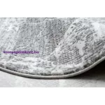 Kab. Modern REBEC szőnyeg rojt 51186B Márvány  - két szintű gyapjú krém / szürke 80x150 cm