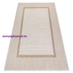 Kab. Fonott sizal szőnyeg SION 21782 lapos szövött ecru / bézs 140x190 cm