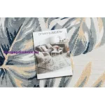 Kab. Szőnyeg BOTANIC 65265 Monstera levelek lapos szőtt - ekrü 117x170 cm