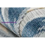 Kab. Szőnyeg BOTANIC 65265 Monstera levelek lapos szőtt - szürke 157x220 cm