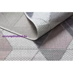 Kab. Fonott sizal szőnyeg SION Geometriai, háromszögek 3006 lapos szövött ecru / rózsaszín 200x290 cm