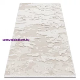   Kab. Fonott Sizal szőnyeg MOROC 22331 rombuszok boho rojt - szerkezeti bézs / krém 78x150 cm