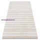 Fonott Sizal szőnyeg MOROC 22329 cikcakk, vonalak boho rojt - szerkezeti bézs / krém 117x170 cm