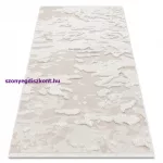 Kab. Fonott Sizal szőnyeg MOROC 22331 rombuszok boho rojt - szerkezeti bézs / krém 155x220 cm