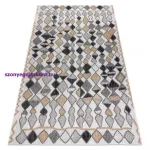 Kab. Fonott sizal szőnyeg COOPER Gyémánt, Cikcakk 22217 ecru / fekete 160x220 cm