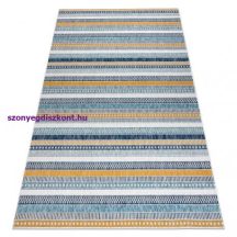   Fonott sizal szőnyeg COOPER Csík, Etno 22238 ecru / sötétkék 180x270 cm