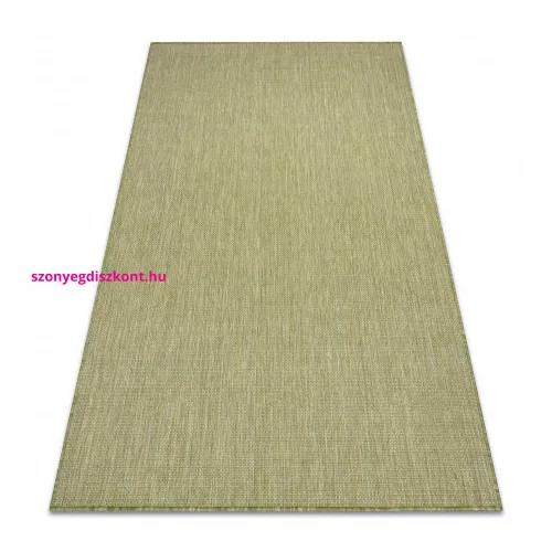 Kab. Fonott sizal szőnyeg SION A5165A Melange lapos szövött zöld 70x250 cm
