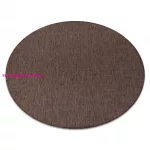 Kab. Fonott sizal szőnyeg SION kör A5165A Melange lapos szövött barna kerék 120 cm