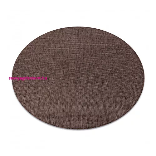 Kab. Fonott sizal szőnyeg SION kör A5165A Melange lapos szövött barna kerék 120 cm