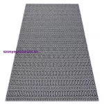 Kab. Fonott Sizal CASA Eco szőnyeg boho  Szemek 22075 fekete / szürke, újrahasznosított szőnyeg 114x170 cm