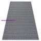 Fonott Sizal CASA Eco szőnyeg boho  Szemek 22075 fekete / szürke, újrahasznosított szőnyeg 114x170 cm